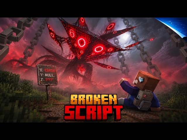 I HID FROM THE BROKEN SCRIPT IN A WORLD OF GIANT CHAINS IN MINECRAFT!