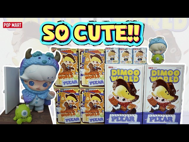 ✨ The CUTEST DIMOO x PIXAR Blind Box Collection! 😍 The Hunt Continues...