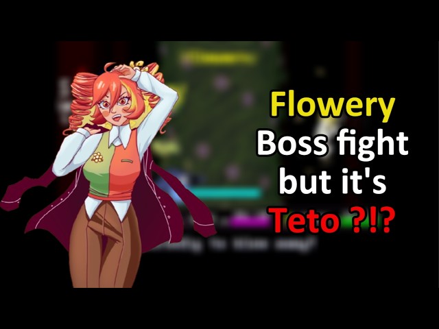 Deltarune Chapter 5 Flowery Boss Fight but it's Teto ?!?