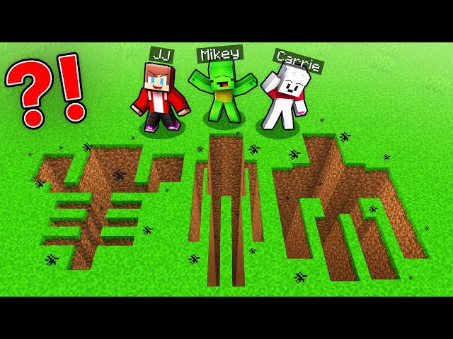 Mikey and JJ Friends - CHOOSE a MOB PIT - Minecraft Maizen