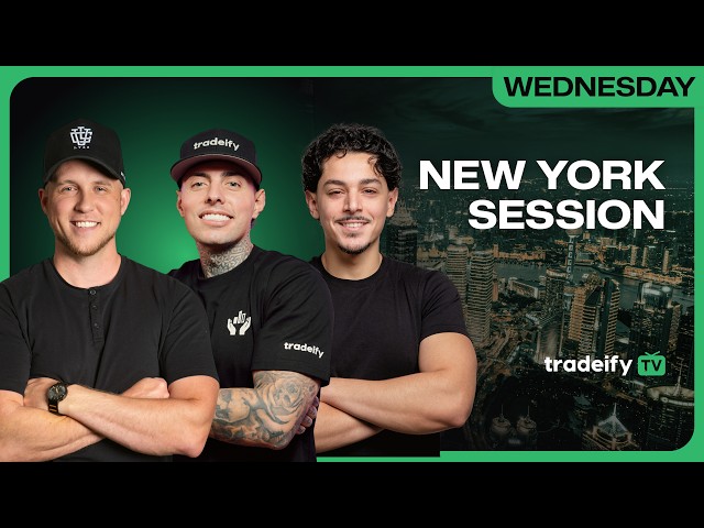 NEW YORK SESSION LIVE! | Tradeify TV | WEDNESDAY 10/14/26