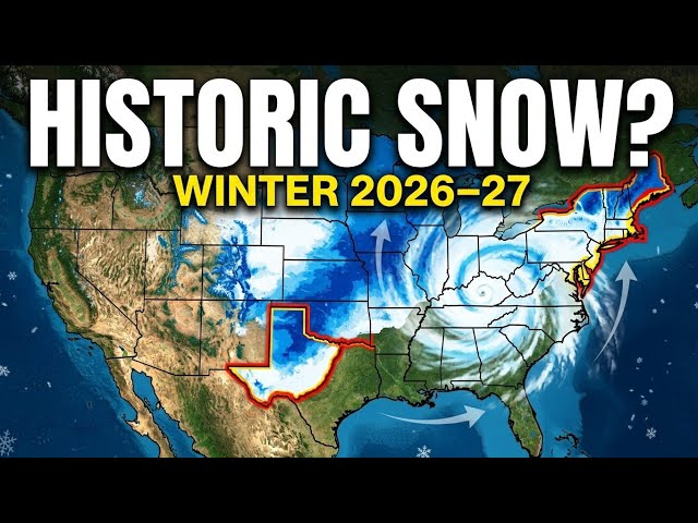 ❄️ Will Your Area See Historic Snow? Snowfall Forecast 2026–2027