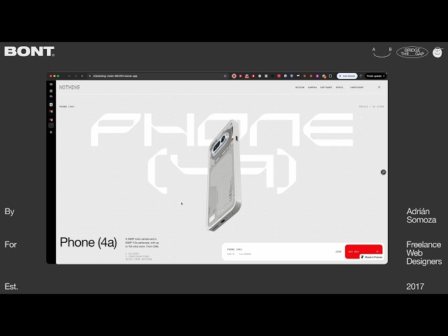 Watch me design a phone website landing from scratch