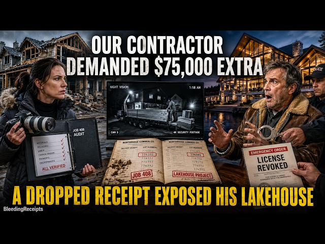 He Charged Us Double for Concrete – Then We Found His Hidden Receipt