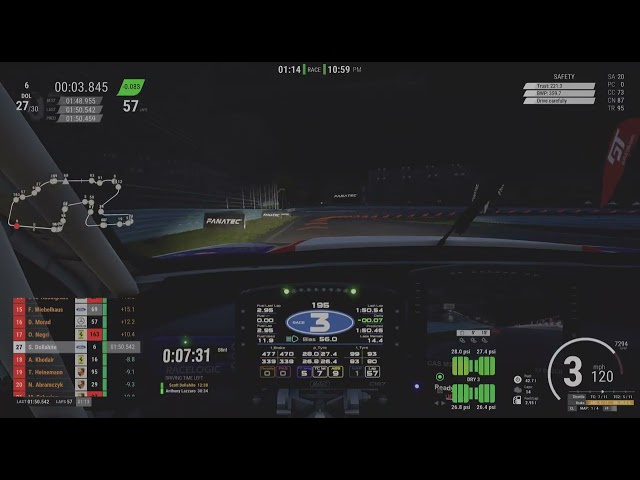 Last few minutes of 2 hour race