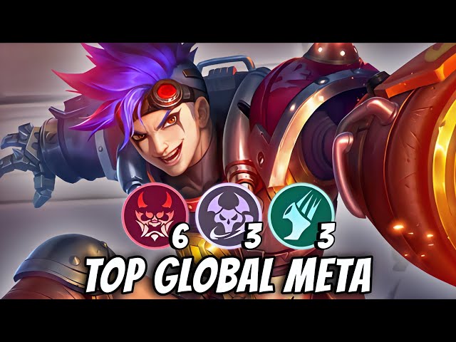 GLOBAL MOST SPAM STRATEGY IN HIGH RANK!! BEST SYNERGY!! MAGIC CHESS GO GO 