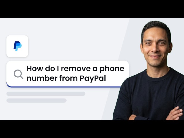 How to Remove a Phone Number from PayPal (Easy 2026 Method)