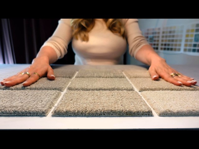 ASMR Plush Carpet & Shade Consultation | Soft, Classic Style