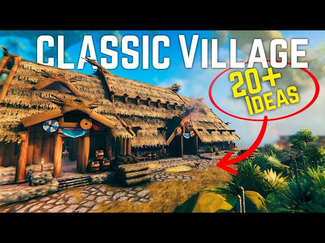 I Spent 40 Hours Building a CLASSIC Viking Village!