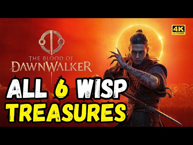 The Blood of Dawnwalker | All 6 Wisp Treasure Hunts 🧛🏻‍♀️🩸 4K 60FPS #dawnwalker #rpg #walkthrough