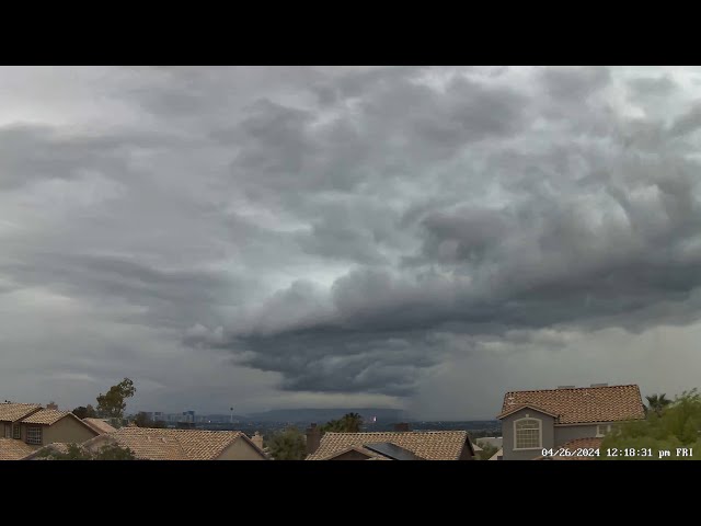 Cold Front Blows through Las Vegas