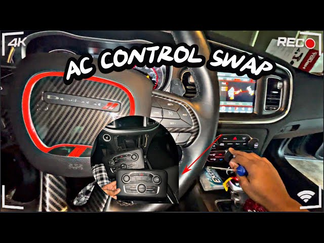 How To Swap AC Controls in a Charger, Chrysler, & Challenger * LAUNCH CONTROL & DRIVERS MODE* 😱