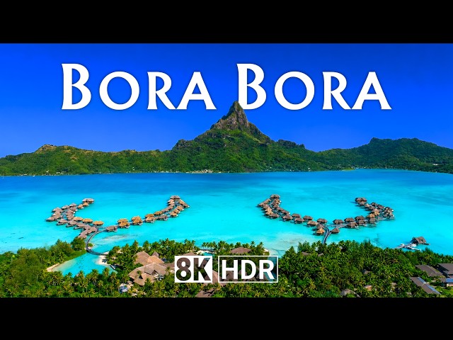 Bora Bora 8K | BEST Paradise Views | QLED Demo Dolby Vision™ HDR 60FPS | 4K video ULTRA HD TV