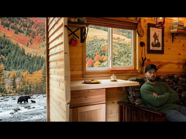 Colder Days Are Arriving at My Remote Mountain Cabin