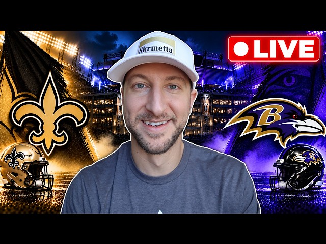 Saints vs. Ravens Week 2 Watch Party and Reaction | James Skrmetta Reacts