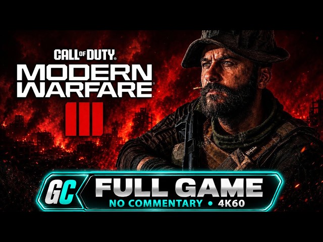 🔵 Call of Duty: Modern Warfare III Full Game Walkthrough | PC 4K 60FPS | No Commentary