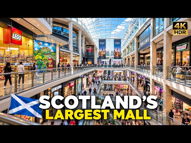 Largest Shopping Mall in Scotland Edinburgh | Full Tour 4K HDR