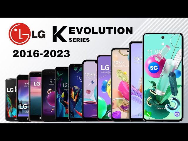 Evolution of LG K Series 2016-2023