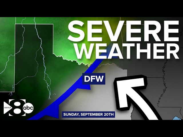 Severe Storms Possible Sunday as Weak Cold Front Arrives | DFW Weather Update