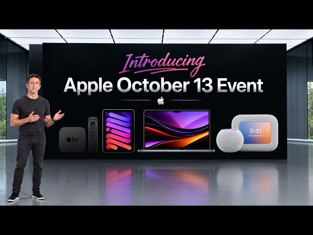 Apple October Event LEAKED! OLED iPad Mini, MacBook Pro, Apple TV & Home Hub Revealed!