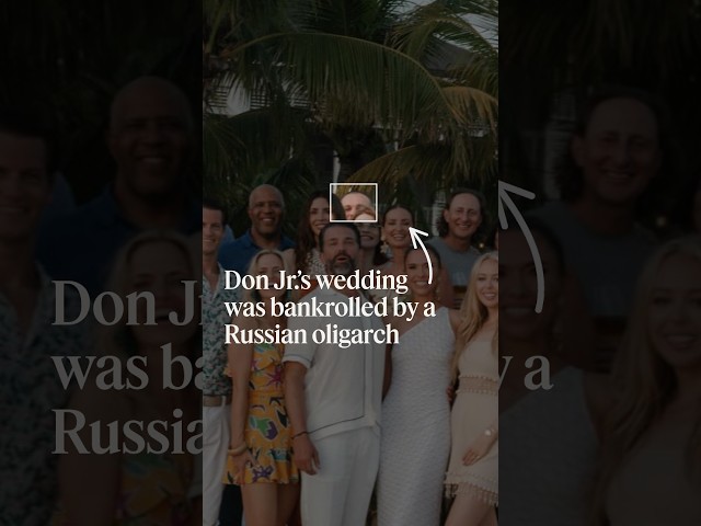 The secret money trail behind Donald Trump Jr.’s wedding