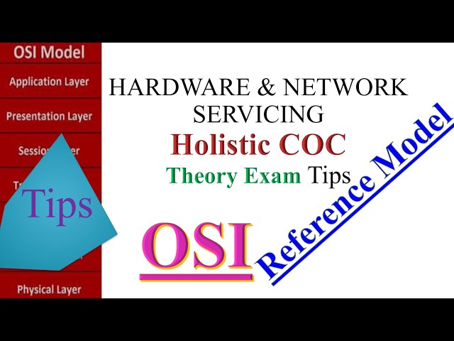 OSI reference model for ICT COC Exam
