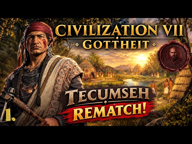 Das Rematch! Schaffen wir es diesmal? | Tecumseh & Mississippi auf Gottheit | 1 | Civ 7 | [DE]