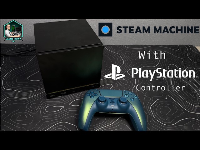 Steam Machine с контроллером PS5