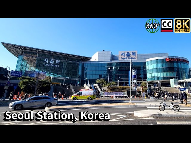 Seoul Station VR Tour: Korea's Busiest Train Station & Seoullo 7017 Walking Tour #KoreaTravel