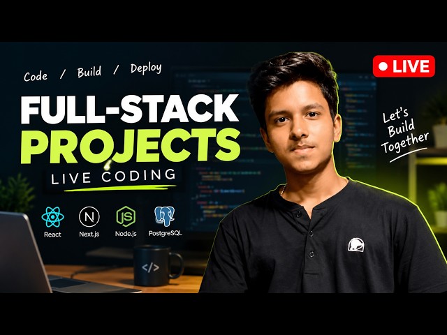 Building & Debugging Real Full-Stack Projects | Live Coding
