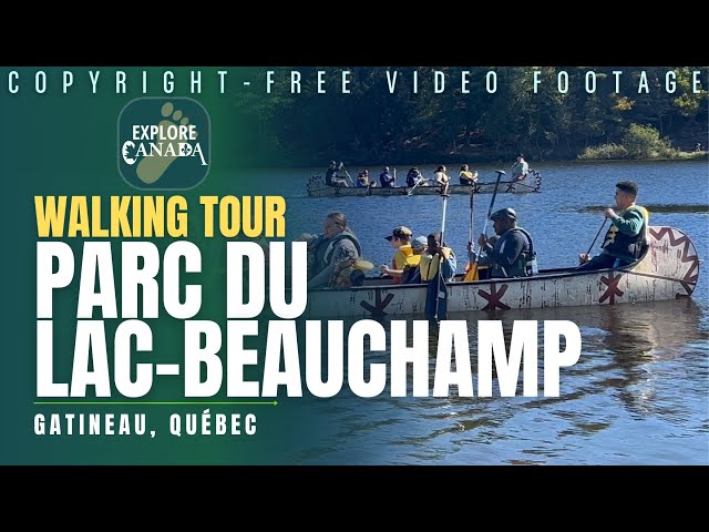 Parc du Lac-Beauchamp Gatineau, Quebec, Canada | Copyright-free video footage