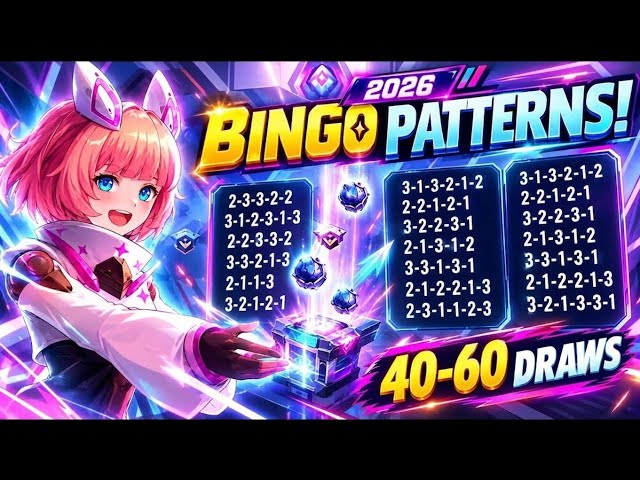 ASPIRANT 2026 BINGO PATTERNS 🔥 141 PATTERNS! | Ruby & Angela Aspirant Skins