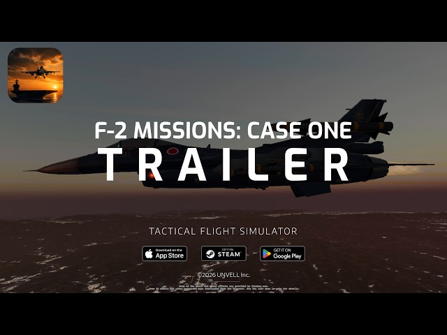 F-2 MISSIONS: CASE ONE 公式トレーラー｜実寸の日本の空を飛ぶフライトシミュレーター | Official Trailer | Tactical Flight Simulator
