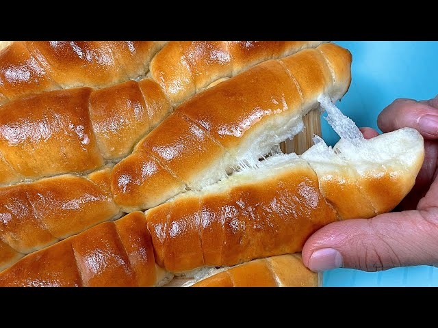 No need to buy bread any more! Chewy fluffy bread