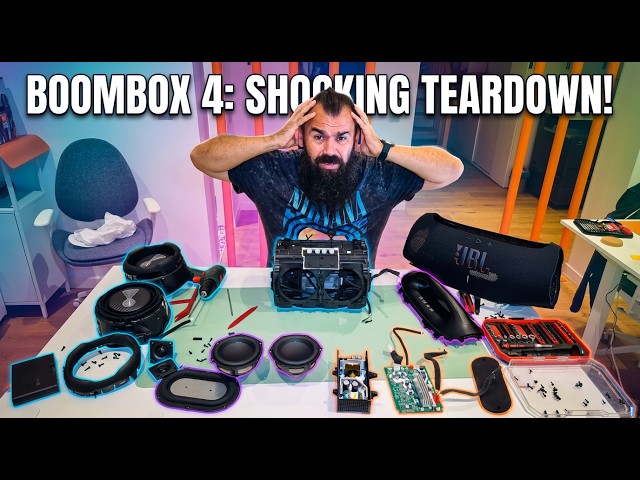 JBL Boombox 4 Disassembled: What Are They Hiding Inside?