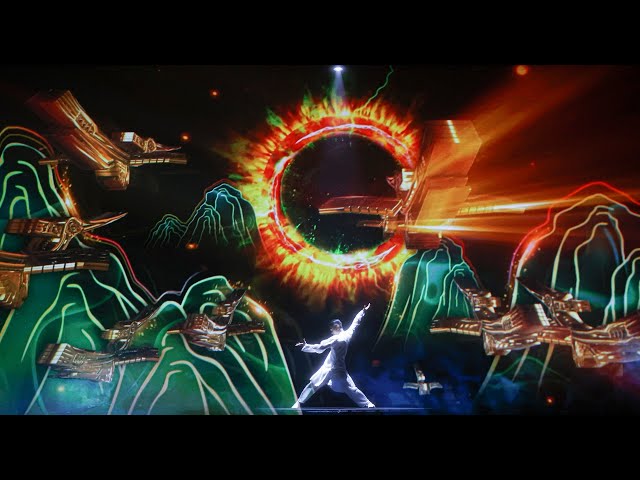 Hologram Múa tương tác màn gauze & led dance 218 - Interactive dance  - Hải Ú