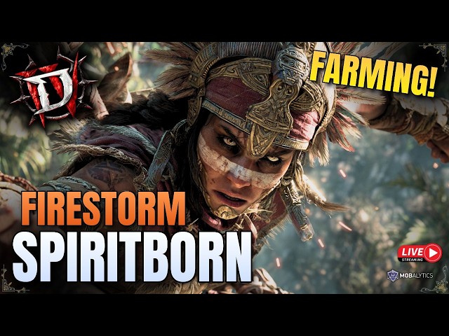 Firestorm Spiritborn | Season 15 | Diablo 4 Lord of Hatred