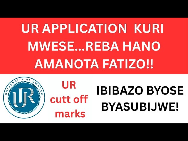 UR APPLICATION 2026: DORE UKO WAKORA APPLICATION