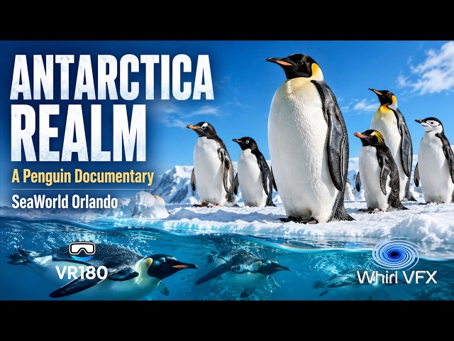 SeaWorld Orlando's Antarctica Realm: A Penguin Documentary | 8K VR180 3D