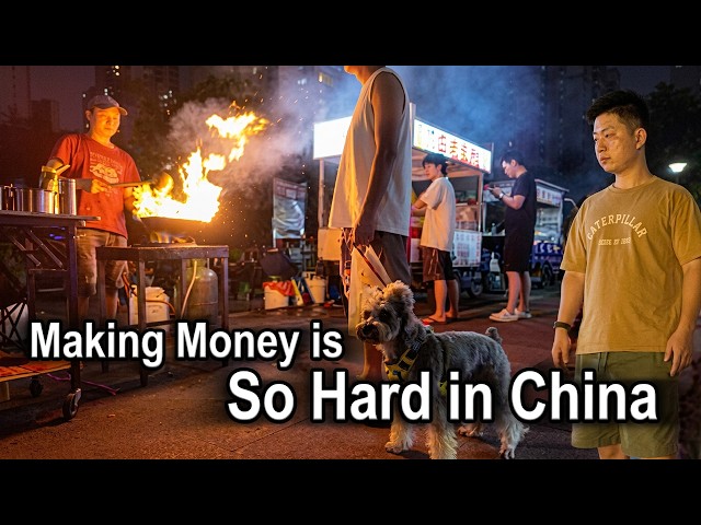 No Jobs—Even Elites Sell Street Food Now 🇨🇳 In China, Making Money is Hard