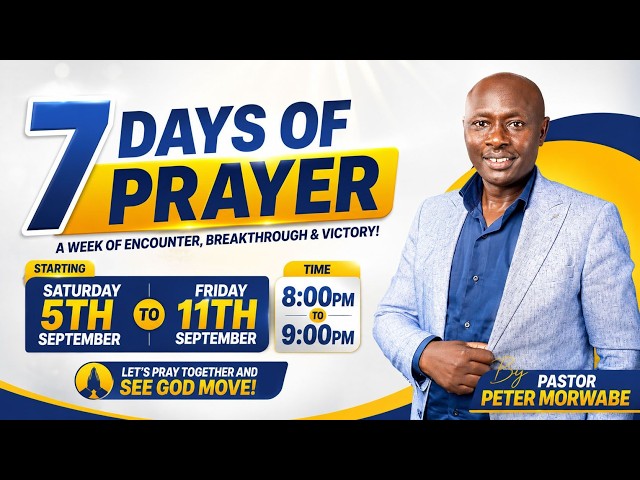 7 DAYS OF PROPHETIC PRAYER - DAY 6