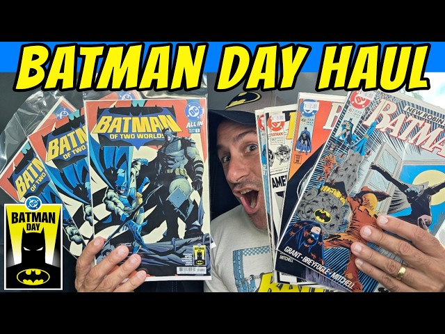 HAPPY BATMAN DAY! COMIC BOOK HAUL & MORE! 🦇 