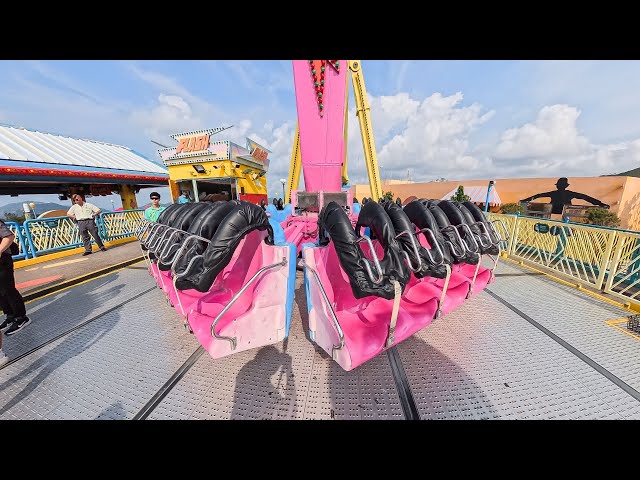FORCEFUL 3.9G Pendulum Ride - The Flash POV Ocean Park Hong Kong