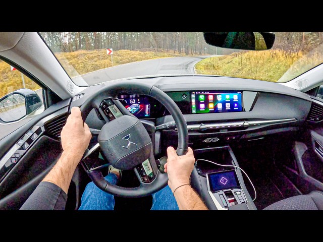NEW DS 4 2025 (1.2 hybrid 136 hp) | POV Test Drive #2285 Joe Black