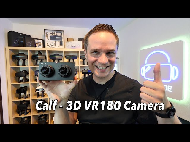 This is the upcoming Calf VR180 camera (up to 6K in 50 FPS)