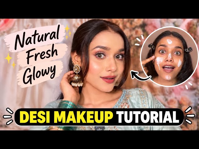 😍✅STEP BY STEP DESI MAKEUP TUTORIAL FOR BEGINNERS #beginnerfriendly #desilook #makeuptutorials