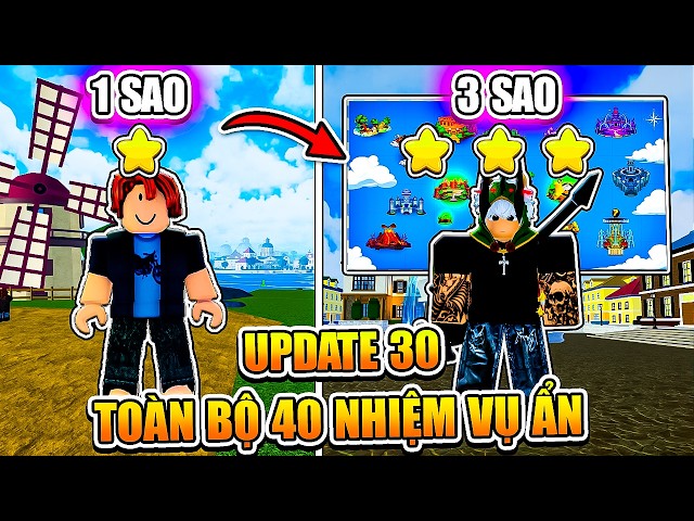 THE FASTEST WAY TO SOLVE ALL 40 HIDDEN QUESTS IN BLOX FRUITS UPDATE 30