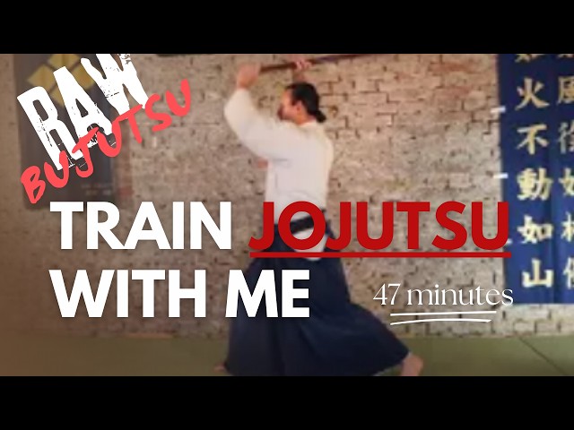 RAW TRAINING Jojutsu - S01E03 THE FOUNDATION - Train at home /BEGINNER friendly