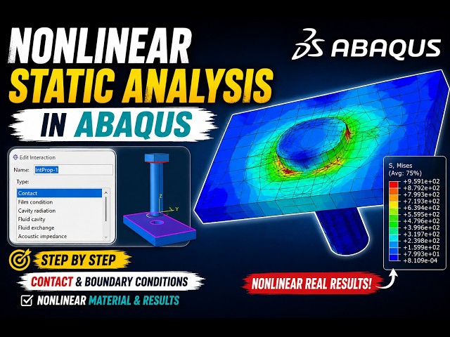 Nonlinear Static Analysis on Abaqus - Part 1