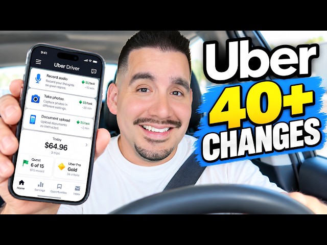 Uber’s BIGGEST Driver Update Ever (40+ New Features)